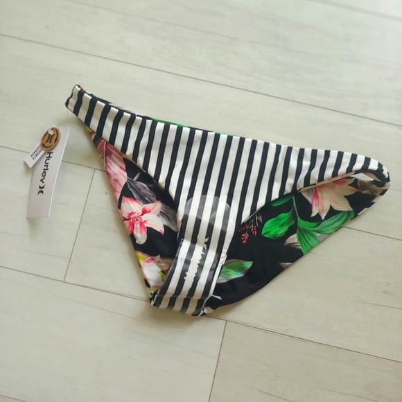 HURLEY NEW Flora Reversible Bikini Bottom - Picture 4 of 11